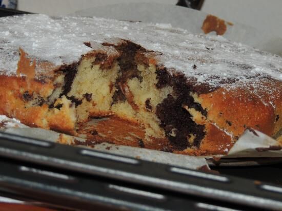 Marmorierter Espresso Kakao Rührkuchen 4 - Bild