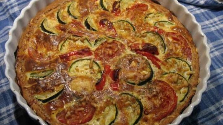Gebackene Pfannenpizza