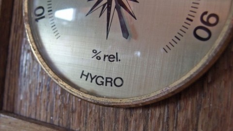 Hygrometer in der Wohnung