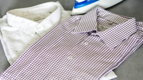 Hemden bügeln: Knopflochleiste superglatt