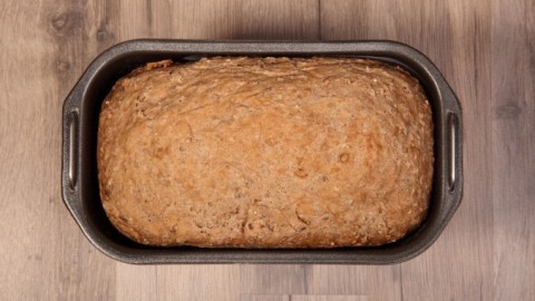 Brot backen mit Fertigmischung plus Weizenmehl