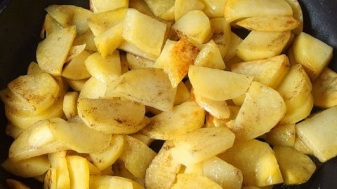 Bratkartoffeln, die beim Braten nicht zerfallen