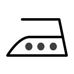 Waschsymbol - B&uuml;geln