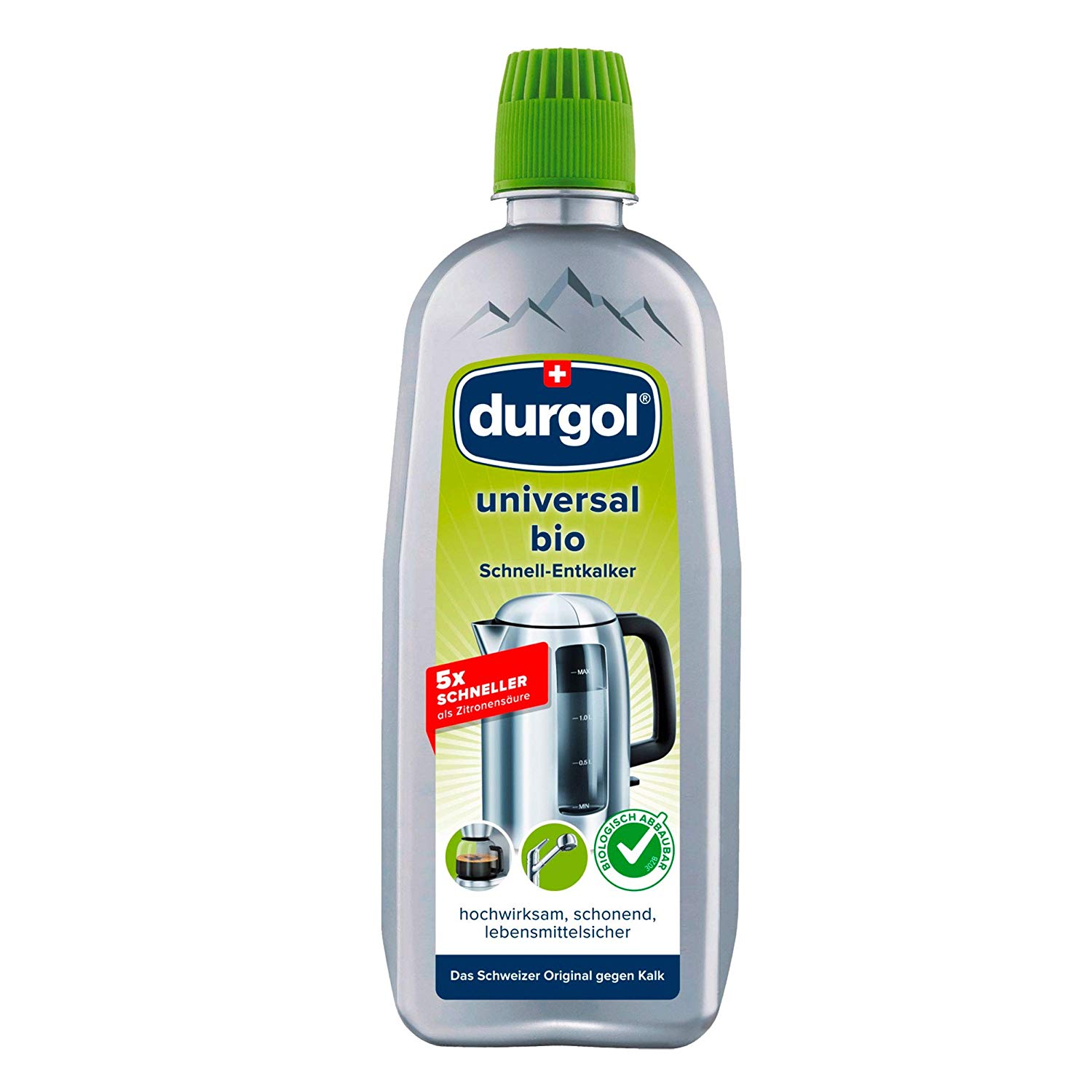 Der durgol universal bio Schnell-Entkalker im Test gegen zwei Hausmittel.