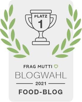 Siegel Food-Blog der Frag Mutti Blogwahl 2021!