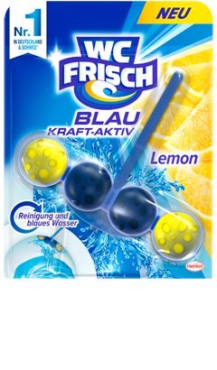 WC Frisch Blau Kraft-Aktiv Lemon