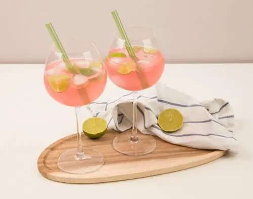 Erfrischung im Glas