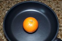 Angebranntes problemlos weg, dank ORANGENSAFT!