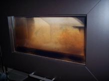 Kaminscheibe billig mit Asche reinigen - mit Fotoanleitung