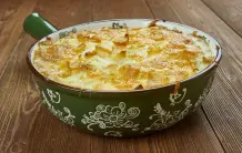 Hackbraten mit Kartoffelgratin - aus einer Form