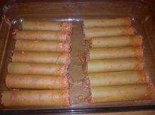 Cannelloni mit Hack-Tomaten-Füllung
