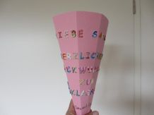 Mini-Schultüte als Unikat basteln