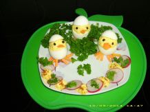 Eierküken für Eier-, Käse- oder Wurstplatten