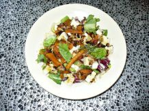 Kürbissalat mit Camembert