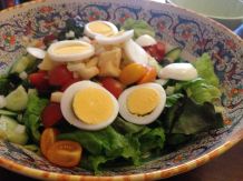 Fruchtig-herzhafter bunter Salat