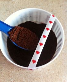 Dosierhilfe für Pulver wie Kaffee, Kakao und Co