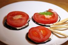 Tomaten Auberginen Snack