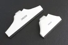 Zur Auswahl stehen zwei Absaugaufsätze mit der Breite 28 cm und 17 cm.