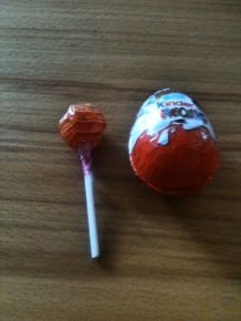 Angelutschten Lolli aufbewahren