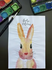 Der Hase bietet sich jetzt f&uuml;r Ostern an. Wieso nicht ein paar Osterhasen-Briefe an die Verwandtschaft schicken? 