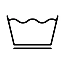 Ist unter dem Waschsymbol Eimer eine Linie, bedeutet es, dass die W&auml;sche schonend gewaschen werden sollte.