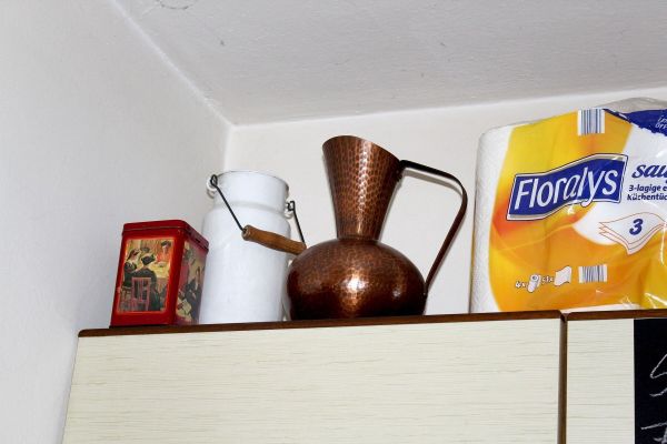 Küchenschrank Mit Schwarzer Schrankoberfläche / Amazon De Vasagle