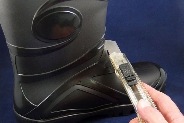 Gummistiefel mit weitem schaft