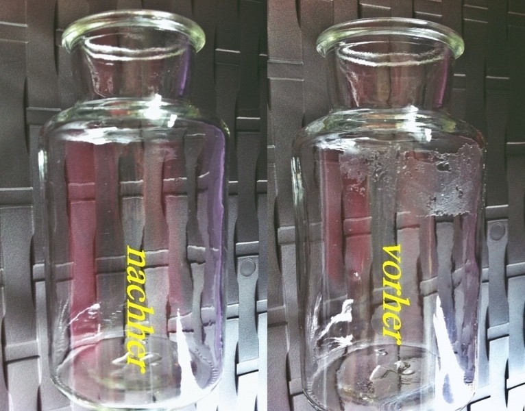 Klebereste auf Glas entfernen