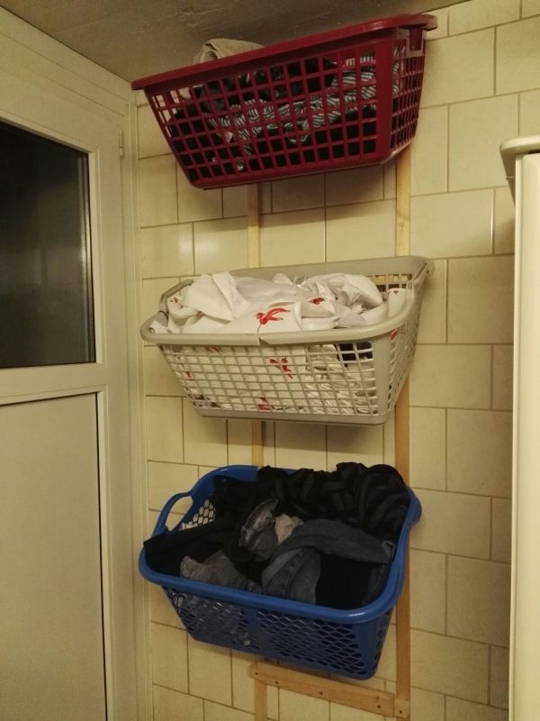 Platzsparende Vorrichtung Fur Die Schmutzwasche Frag Mutti