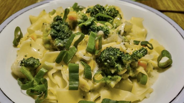 Pasta mit Brokkoli und Gorgonzola-Sauce - schnell und günstig