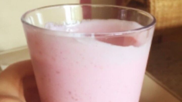 Ein flüssiges Frühstückchen - Himbeer-Hafer-Smoothie - Rezept