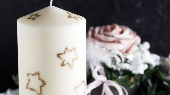 Kerzen schmücken - Kerzen bemalen Frag Mutti