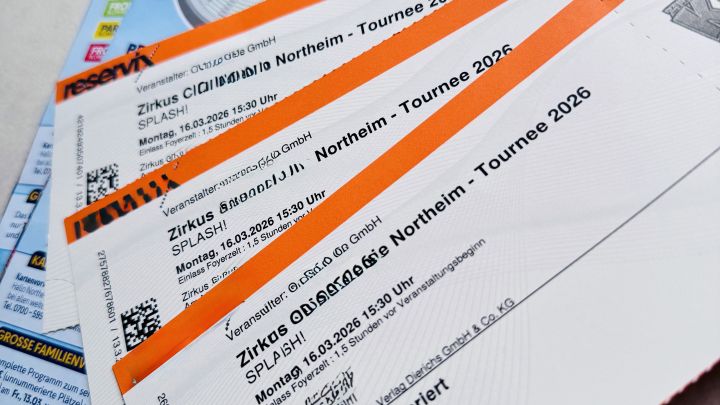 Mit clever ersteigerten Tickets sparst Du z.B. beim Zirkusbesuch.