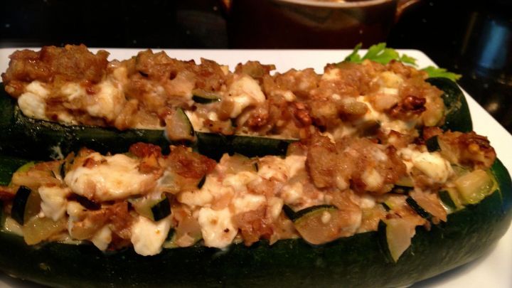 Gefüllte Zucchini - vegetarisch und lecker - Rezept | Frag Mutti