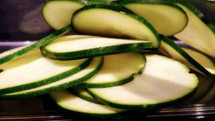 Zucchini Scheiben