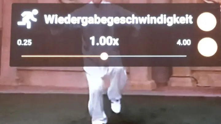 Geschwindigkeit auf zweierlei Weise &auml;ndern.