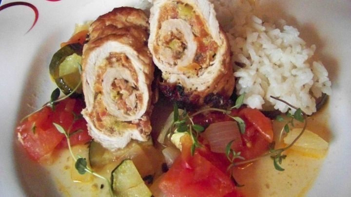 Schweinerouladen mediterran aus dem Schlemmertopf - Rezept