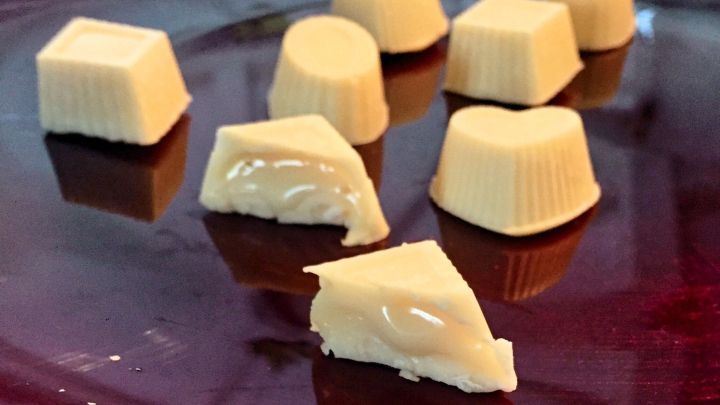 Zartschmelzende Weiße Schokoladen-Orangen-Pralinen - Rezept