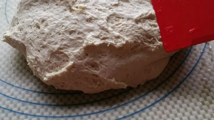Hefe mit dem Honig verr&uuml;hren, Wasser, Milch und Joghurt dazugeben, das Mehl, Backmalz und Salz gemischt dazugeben und alles kurz durch kneten, bis alle Zutaten vermischt sind.