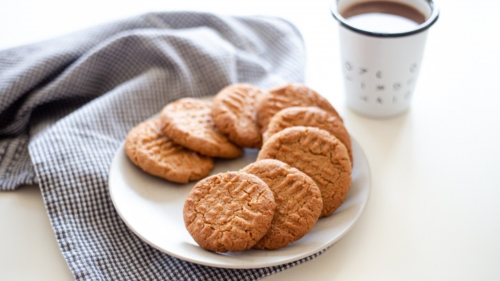 Erdnussbutter-Kekse aus drei Zutaten - Rezept | Frag Mutti