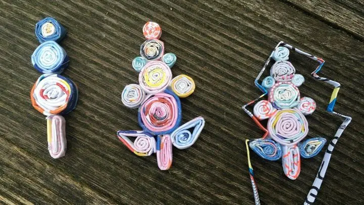 In diesem Bild sieht man von links nach rechts die Entwicklung zum B&auml;umchen.
