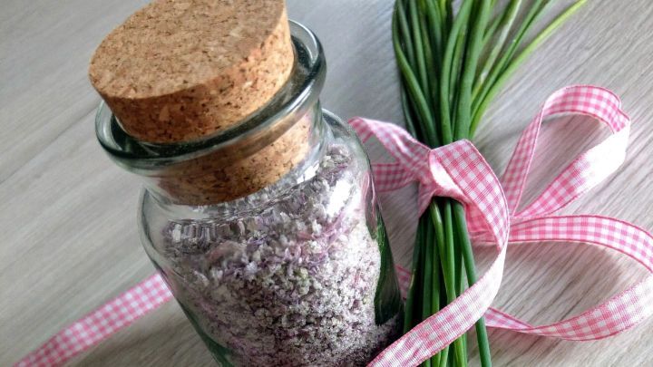 Schnittlauchblütensalz Rezept Frag Mutti