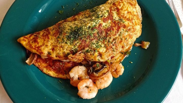 Omelett mit Garnelen und Champignons - Rezept | Frag Mutti