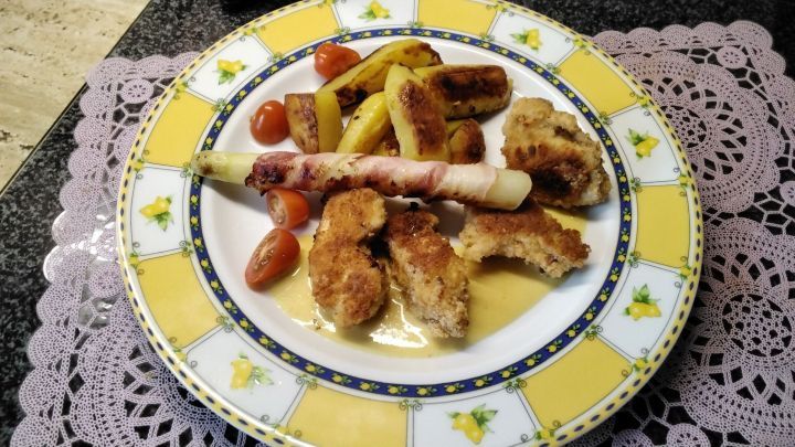 Chicken-Nuggets mit Spargel im Speckmantel - Rezept | Frag Mutti