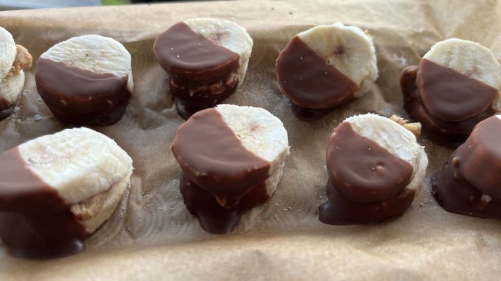 Bananen Schoko Erdnussbutter Bissen - Rezept | Frag Mutti