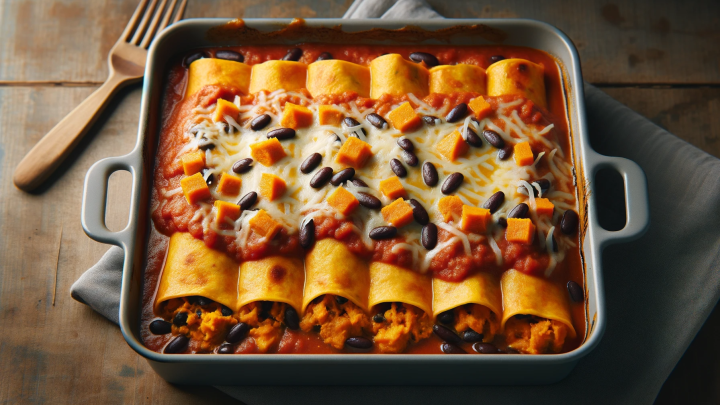 Enchiladas mit Kürbis und hausgemachter Soße - Rezept | Frag Mutti