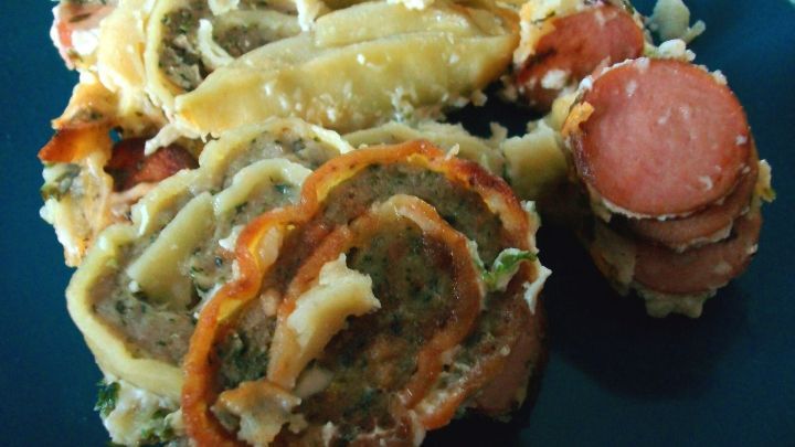 Maultaschenauflauf mit Rindswurst - Rezept | Frag Mutti