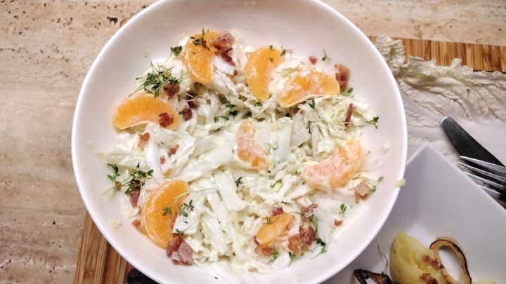 Chinakohlsalat mit Joghurt-Dressing - Rezept | Frag Mutti