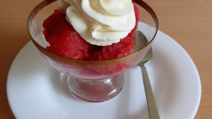 Erdbeer-Sorbet - Rezept | Frag Mutti Erdbeer-Sorbet - Rezept | Frag Mutti