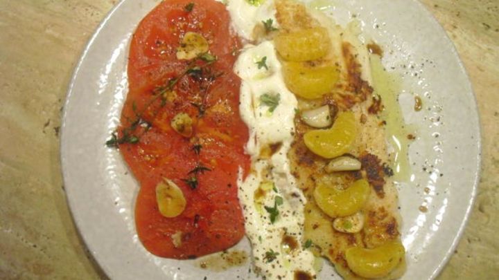 Seelachsfilet mit Creme-fraîche-Soße - Rezept | Frag Mutti